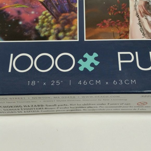 2 Ceaco 1000 Pc Puzzles "Magic"  "Aveliad Autumn" Dragon Wizard Fantasy Jigsaw - Picture 2 of 9